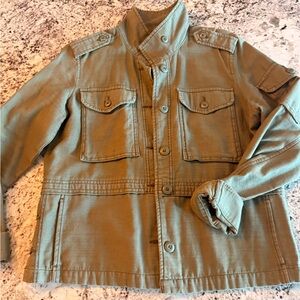 American Eagle Outfitters Khaki Utility Jacket